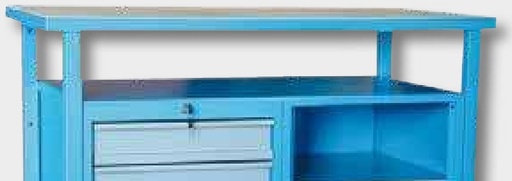 [AMAT3-157465] AEROTEC Banc de montaj P1200SL - Construcție integral din oțel, acoperită cu pulbere - furnir de fag pe ambele părți - p