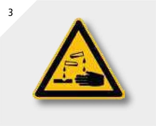 [AMAT3-157500] Indicator de avertizare - Folie PVC, autoadeziv