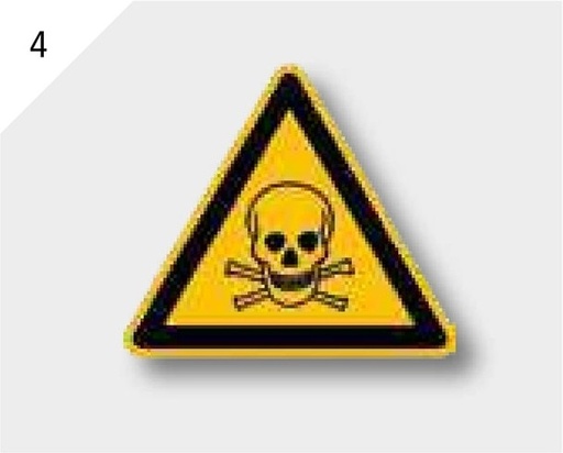 [AMAT3-157503] Indicator de avertizare - Folie PVC, autoadeziv