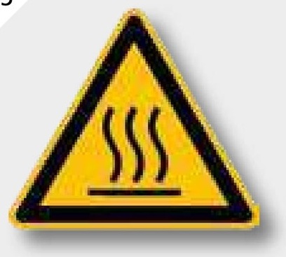 [AMAT3-157505] Indicator de avertizare - Folie PVC, autoadeziv