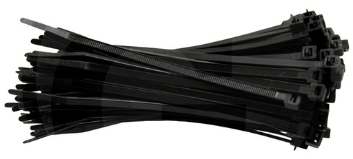 [AMAT3-158791] 100 conectori cablu, detașabil, negru - 150 x 4,7