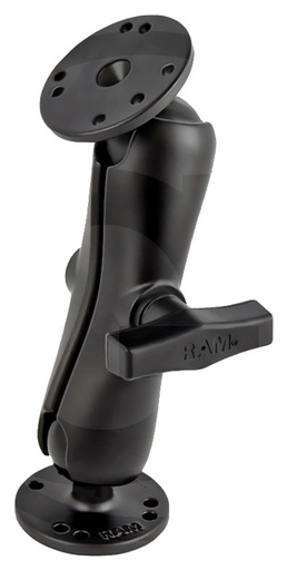 [AMAT3-159517] RAM MOUNTS Set bază, 2x bază rotundă, 1x braț priză Suport cu bilă dublă: Un set de suport format din două plăci de bază