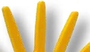 K.U.L.T. Deget tip stea - Mic, galben, pentru sol cu duritate medie include suruburi M8 x 35 si piulite
