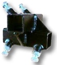 K.U.L.T. Conector bara patrata - Intarit, pentru bara 40 x 40 mm