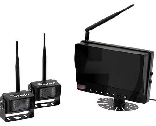 [AMAT3-159701] Sistem video 9" - 9"/ include 2 camere; potrivite pentru 12 si 24 de volti