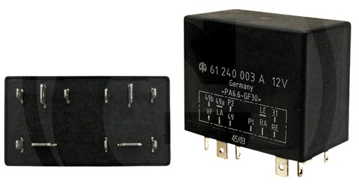 [AMAT3-159746] Semnalizator / electronic 12 V, unitate de control pentru lumini semnalizare și de avarie 11 conectori