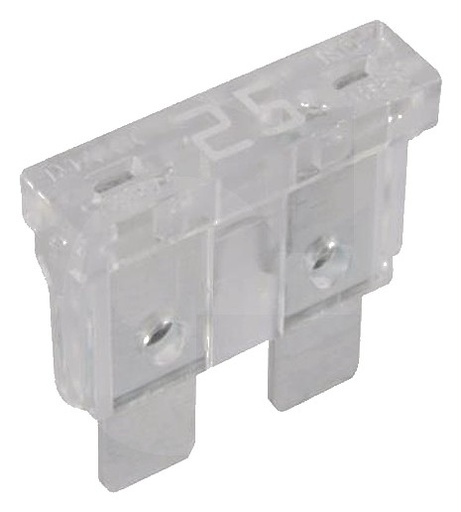 [AMAT3-160692] Siguranțe fișe plate, standard, UV 50 - 32V max. / 25 A | alb | UV 50