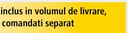 ASPÖCK Lampa - roșu-alb, suport drept din cauciuc, fără cablu