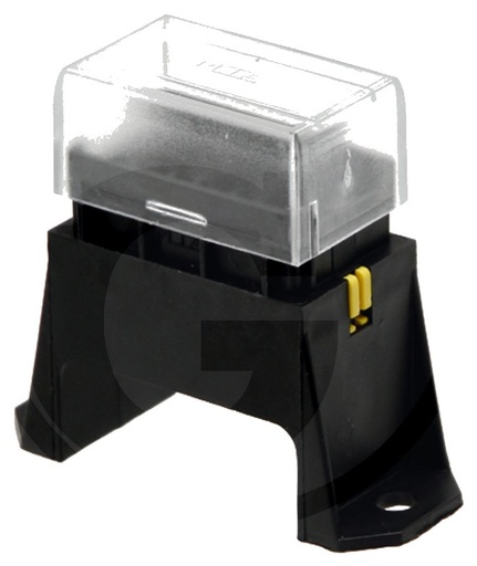 [AMAT3-160748] Cutie sigurante Structură fără siguranță, conexiune axială laterală 8x 6,3 mm, capac transparent L 65 x l 26 x h 57 mm