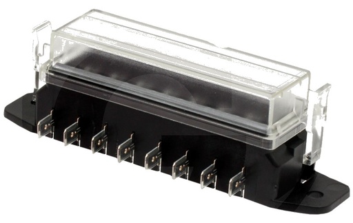 [AMAT3-160757] Cutie sigurante Structură fără siguranță, conexiune laterală 12x 6,3 mm, capac transparent L 119 x l 46 x h 37 mm