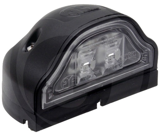 [AMAT3-159196] ASPÖCK Lampa placuta de inmatriculare, LED - cu cablu de 500 mm și conexiune P&R, 24 V
