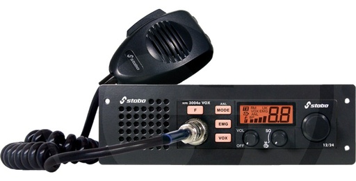 [AMAT3-159268] STABO Radio CB xm 3004e VOX 12/24 V - Statie radio CB multi-standard european VOX; incl. consola glisanta