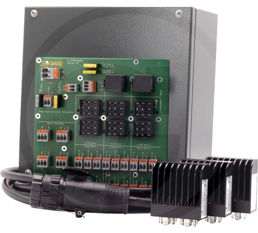 [AMAT3-159295] b-ISOBUS IO Gateway - Varianta D, 18 sectiuni, din care maximum 6 pot fi utilizate ca iesiri a caror parametri pot fi co