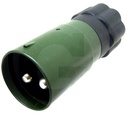 Stecar cu LED12 V DC cu contacte de lipire sertizate pentru cablu 35 mm²