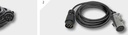 ERICH JAEGER Bobina elicoidala negru, 7 pini (3 x 1,5 / 2 x 4,0 mm²) 2 conectori, ISO 7638-2 Lungime de lucru 3,0 m Lung