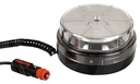 Lampa intermitenta cu LED suport magnetic-cu sistem de prindere, cablu de racordare spiralat cu stecher optica-sticla tr