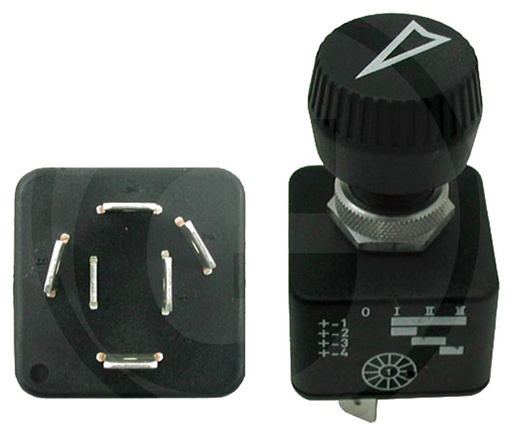 [AMAT3-161220] Comutator rotativ - Buton negru