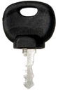 Cheie de rezerva - acoperit cu plastic, negru