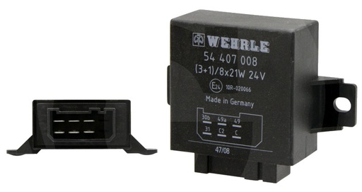 [AMAT3-161256] Semnalizator / electronic - 24 V, 6 porturi