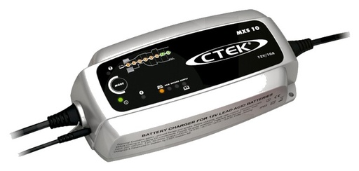 [AMAT3-161376] CTEK Încărcător „MXS 10” 12 V - pentru baterii de vehicule mai mari, cu funcție de alimentare
