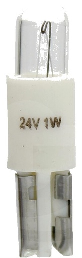 [AMAT3-161384] Lampi cu soclu din plastic - 24V1,0W / KW2x4,6d alba