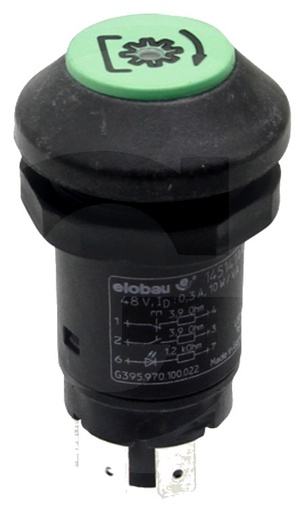 [AMAT3-161450] Comutator cu buton - Priza de putere spate