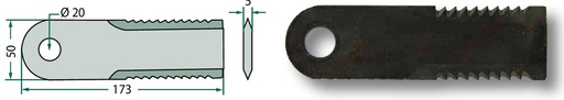 [AMAT3-163642] Cutit tocator - zimțat