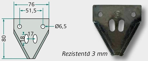 [AMAT3-163650] Lamă - de precizie, System Schumacher