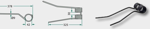 [AMAT3-164012] Gheare elastice - dreapta arcuita (crem)