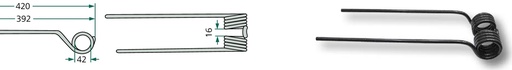[AMAT3-164020] Gheare elastice, U.V. 10 - dreapta