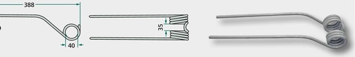 [AMAT3-163260] Gheare elastice, U.V. 10 388 mm