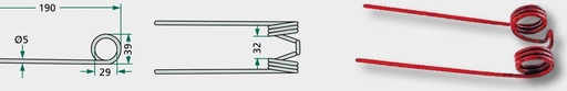 [AMAT3-163283] Set de 10 dinți pentru pick-up - U.V. 10