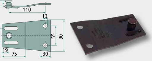 [AMAT3-163566] Suport pentru cutit - 4 mm