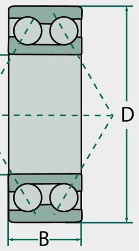 [AMAT3-165631] FAG Rulment cu contact unghiular 3207 35 mm