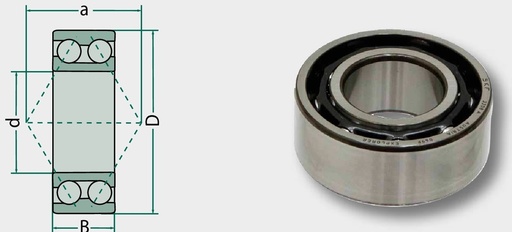 [AMAT3-165633] FAG Rulment cu contact unghiular 3209 45 mm