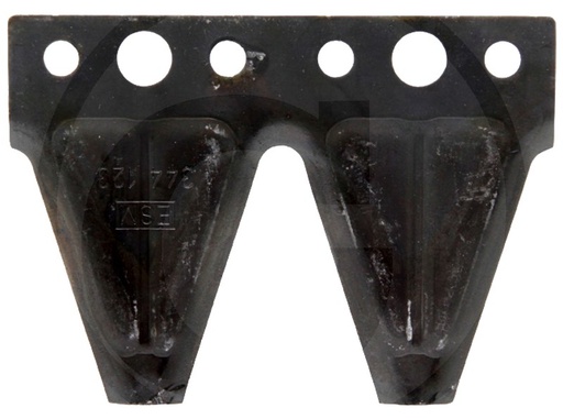 [AMAT3-164525] ESM Arc dublu - Doppelklinge glatt / 6-Loch / 25 Stück