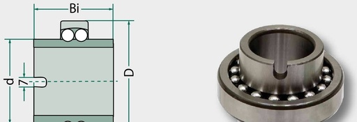 [AMAT3-165549] FAG Rulment cu bile cu auto-aliniere 11204 20 mm