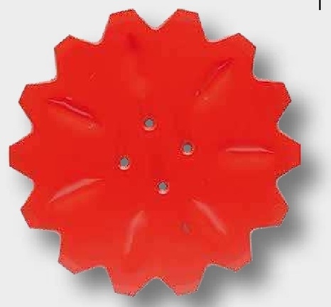 [AMAT3-166615] Disc - Ø = 450 x 5 mm 18", cu crestaturi cu 4 orificii de prindere circumferinta cerc 4 x 100 x 12 mm
