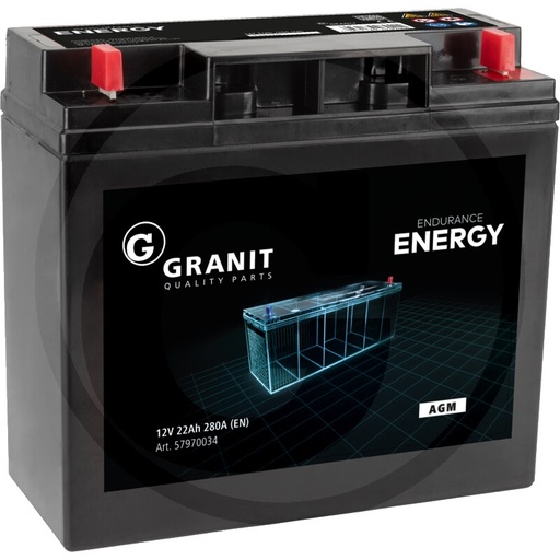 [AMAT3-170826] ENDURANCE ENERGY Baterie 12 V / 22 Ah AGM