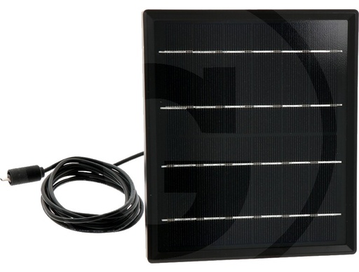 [AMAT3-170851] Incarcator solar FarmCam Mobility Acest panou solar încarcă bateria camerei FarmCam Mobility în lumina soarelui. O soluț