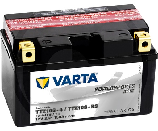 [AMAT3-171397] Varta Baterie POWERSPORTS AGM 12 V / 8 Ah - Baterie de pornire, încărcată uscat, cu pachet acid, fără întreținere