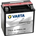 Varta Baterie POWERSPORTS AGM 12 V / 12 Ah - Baterie de pornire, încărcată uscat, cu pachet acid, fără întreținere