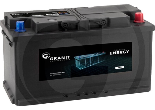 [AMAT3-170926] ENDURANCE ENERGY Baterie 12 V / 95 Ah - Baterie EFB, fără întreținere