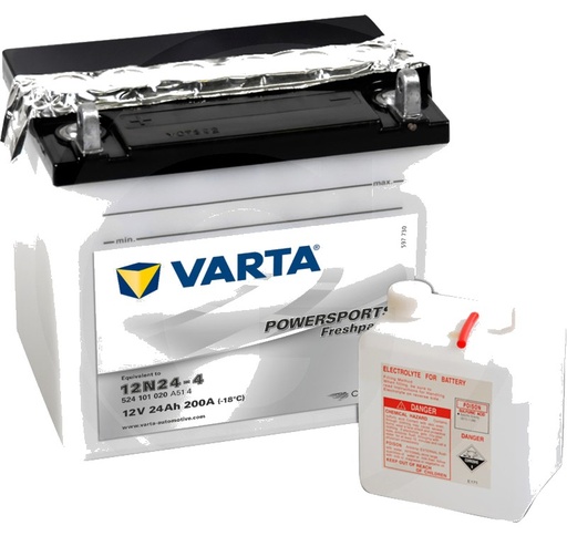 [AMAT3-171443] Varta Baterie POWERSPORTS Freshpack 12 V / 24 - Baterie de pornire, încărcată la uscat, cu pachet acid
