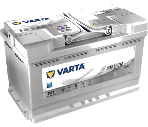 [AMAT3-171451] Varta Baterie Silver Dynamic AGM 12 V / 80 Ah - Baterie SILVER Dynamic AGM F21 - 12V 80Ah 800A