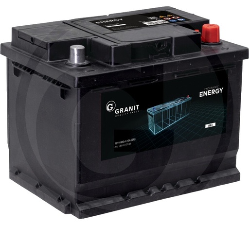 [AMAT3-170953] ENDURANCE ENERGY Baterie 12 V / 63 Ah - umpluta, preincarcata, nu necesita intretinere, tehnologie Ca/Ca