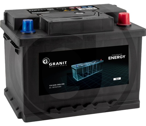 [AMAT3-170991] ENDURANCE ENERGY Baterie 12 V / 62 Ah - nu necesita intretinere, tehnologie Ca/Ca