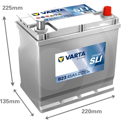 [AMAT3-171506] Varta Baterie Black Dynamic 12 V / 45 Ah - Baterie de pornire cu tehnologie Ca / Ca, umpluta si incarcata, fara intretin