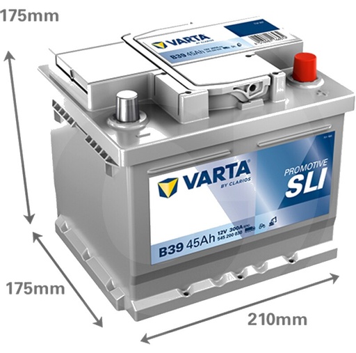 [AMAT3-171509] Varta Baterie de pornire 12V / 45Ah - ProMotive Black B39 - 12V 45Ah 300A RF