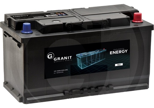 [AMAT3-171002] ENDURANCE ENERGY Baterie 12 V / 100 Ah - umpluta, preincarcata, nu necesita intretinere, tehnologie Ca/Ca